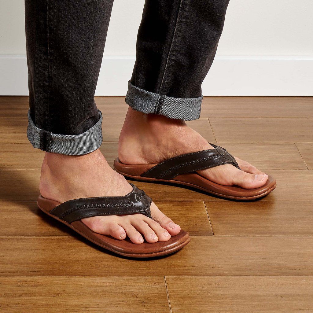 Sandalias Olukai Mea Ola - Chanclas Hombre Grises 20208-975